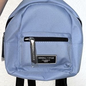 -SOLD—Kendall & Kylie light Blue mini backpack